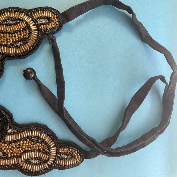 Necklace Bib Choker Beaded - Picture 8 of 10